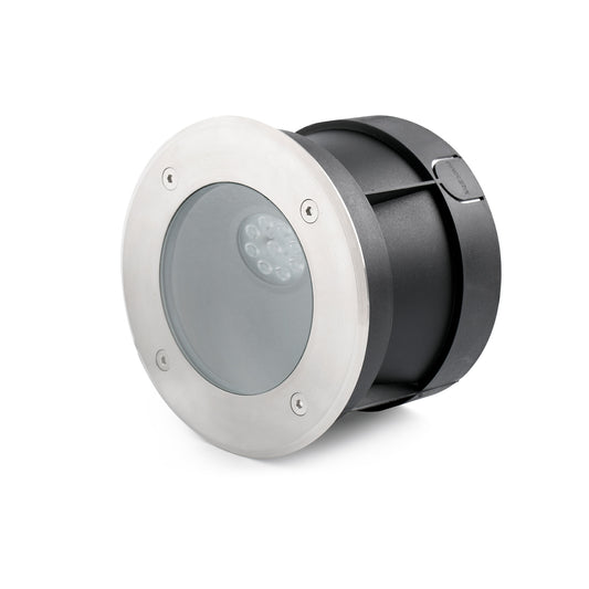 Empotrable de Suelo SALT Asimétrico Inox 18 cm LED 9W 3000K Exterior FARO - vista principal | FARO