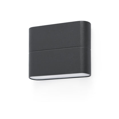 Aplique Exterior LED ADAY Luz Cálida FARO - 11,3 cm, Gris oscuro | FARO · Ref. 70645