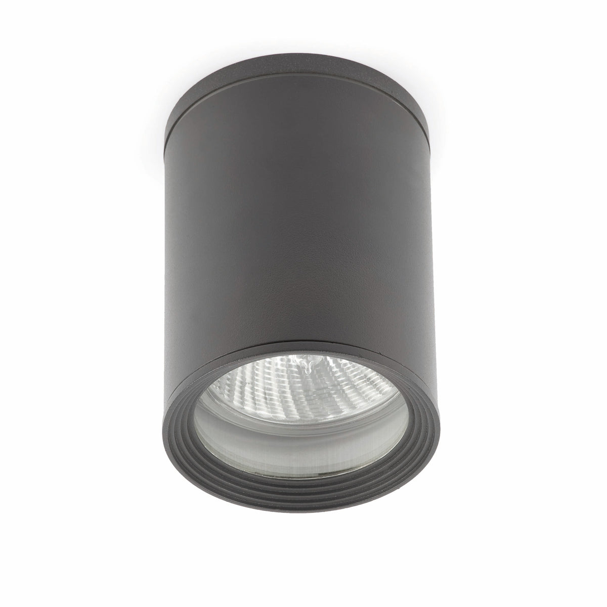 Plafón de Exterior TASA Gris Oscuro Aluminio y Cristal Faro - vista principal | FARO · Ref. 70806