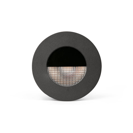 Bañador de Empotrar Exterior GRUND Negro Anodizado 7W 24V FARO - vista principal | FARO