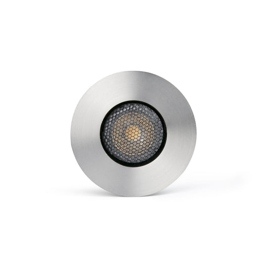 Empotrable de Exterior GRUND GU10 Aluminio Satinado FARO - vista principal | FARO