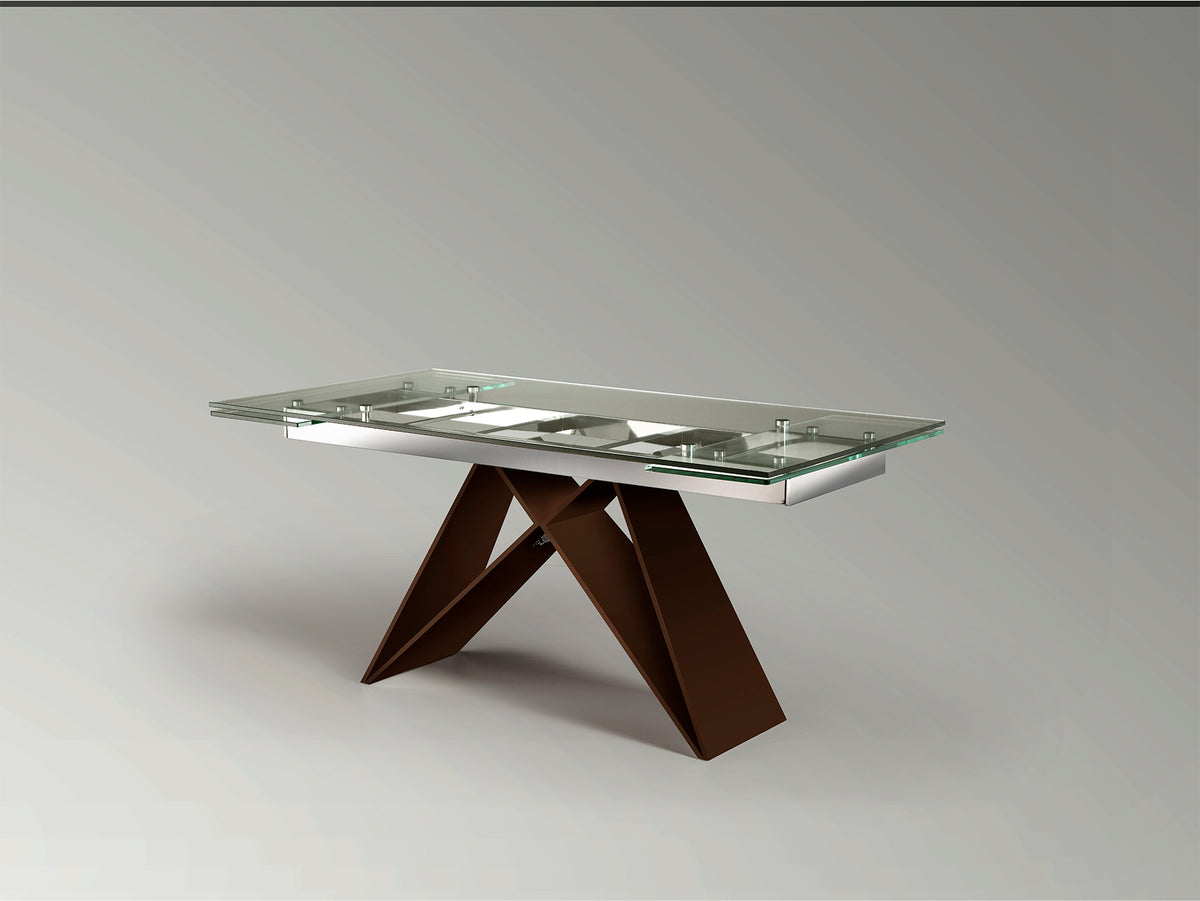 Mesa de Comedor Extensible Mika 160/220 cm Marrón Schuller en ambiente decorado | Schuller · Ref. 713023