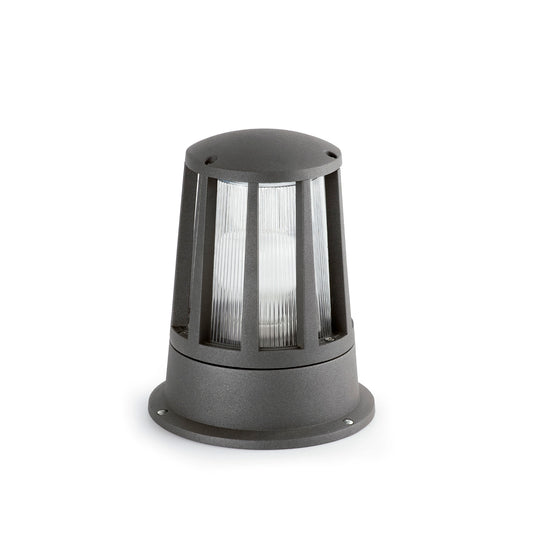 Baliza de Superficie para Exterior SURAT 23 cm E27 LED 15W Gris Oscuro FARO - vista principal | FARO