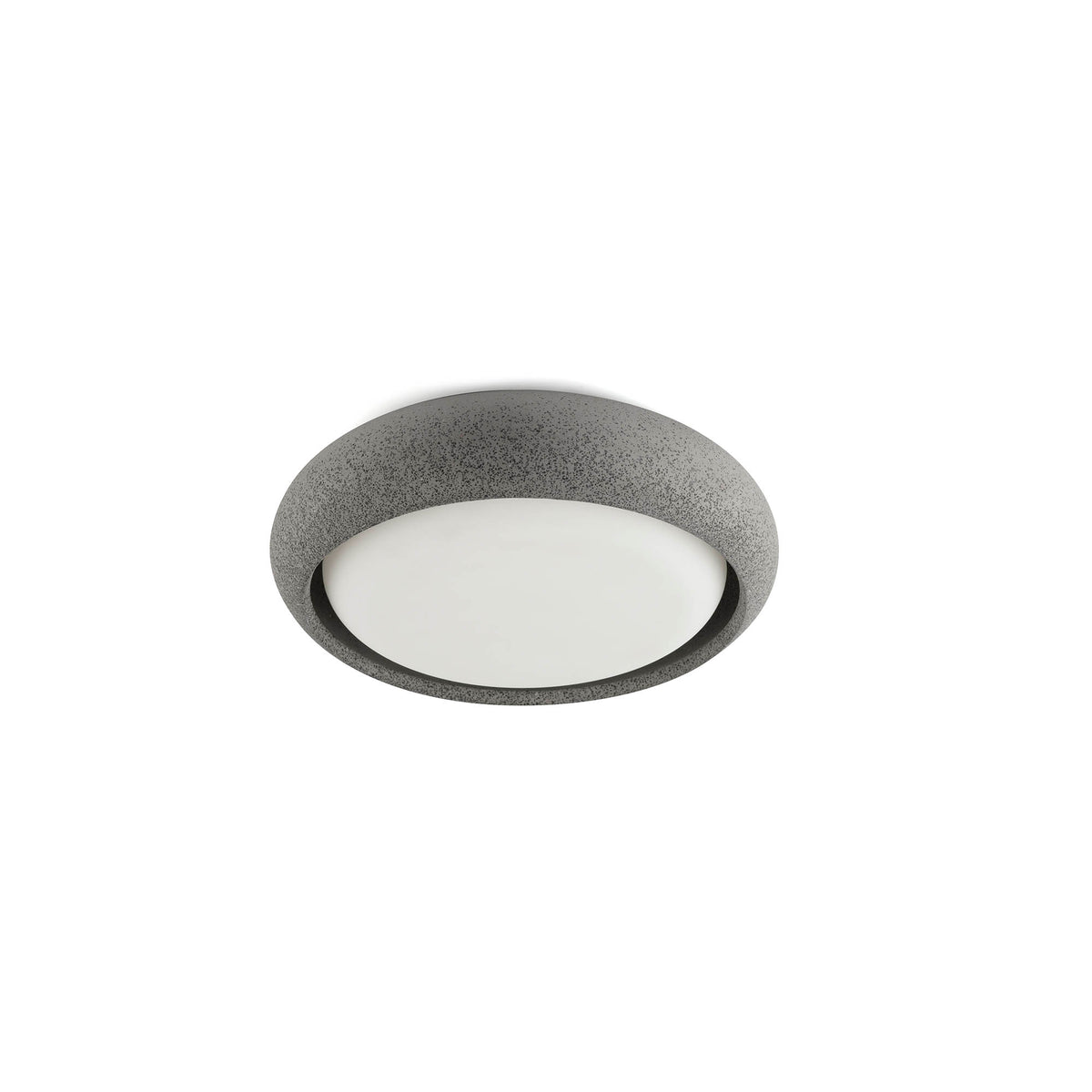 Plafón de Techo Exterior ANGA 240 Gris Oscuro Cemento Faro - vista principal | FARO