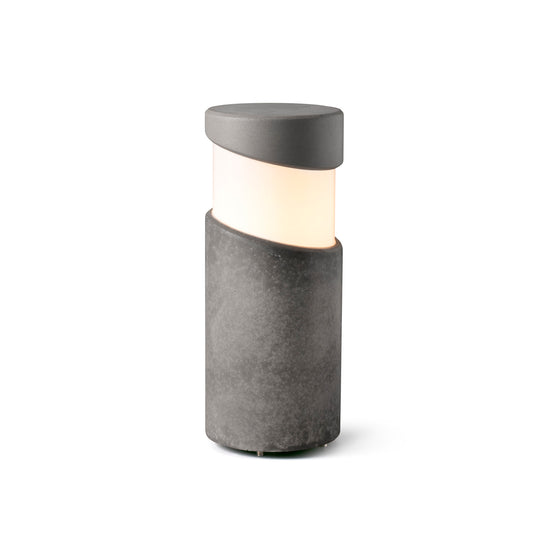 Baliza de Exterior BLOCK 35 cm E27 LED 15W Gris Cemento FARO - vista principal | FARO