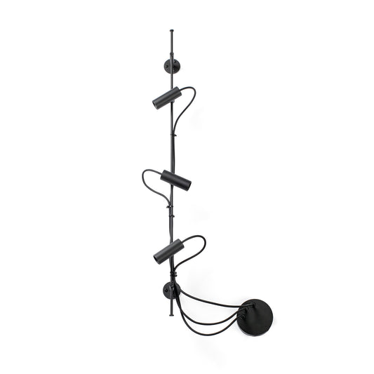 Aplique Exterior Lineal CLAP 3x6W 3000K IP65 FARO - Negro | FARO · Ref. 75712-233