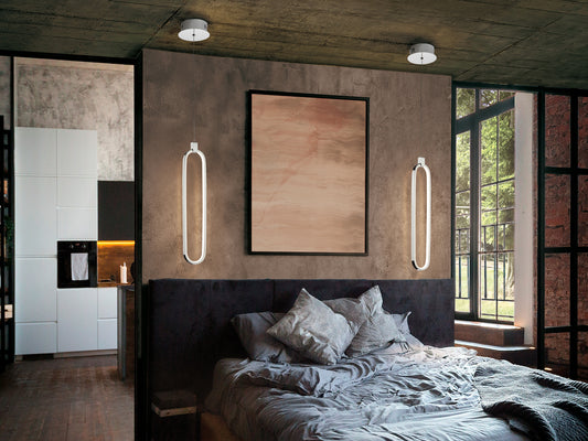 Lámpara Colgante LED Colette 13W Cromo Schuller en ambiente decorado | Schuller