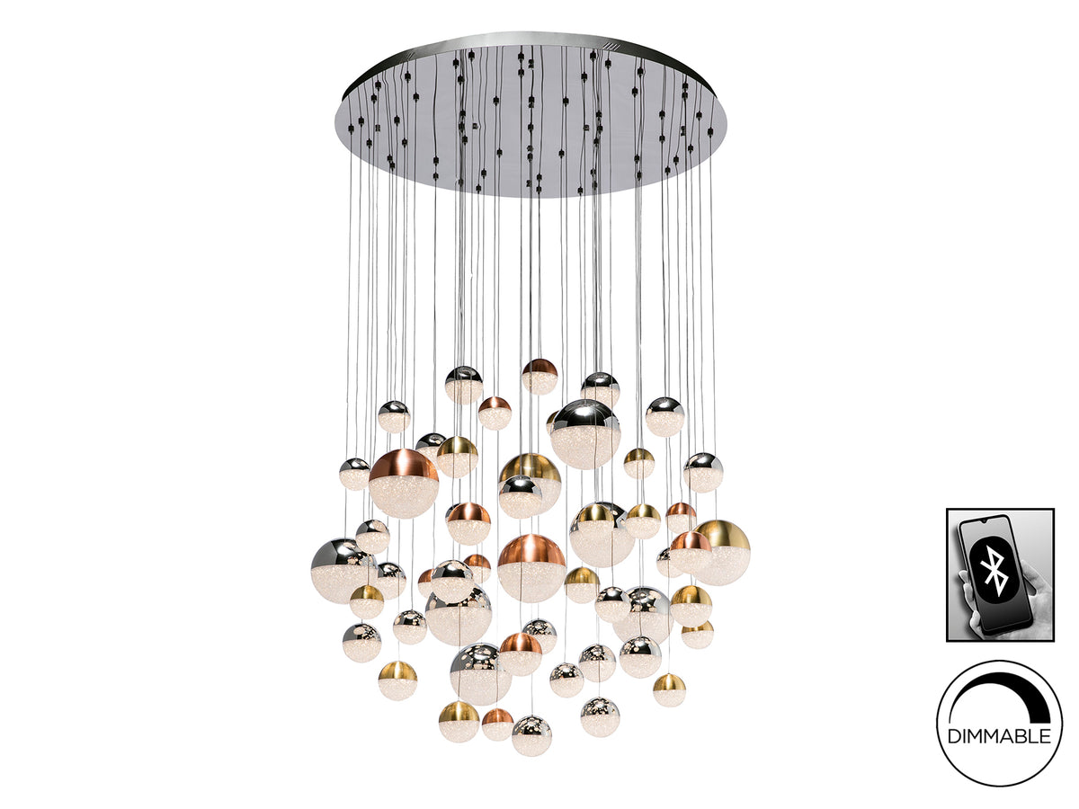 Lámpara Colgante LED Sphere Ø140 cm Dimable 55 Luces Schuller - vista principal | Schuller