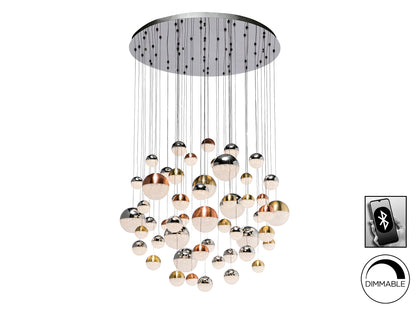 Lámpara Colgante LED Sphere Ø140 cm Dimable 55 Luces Schuller - vista principal | Schuller