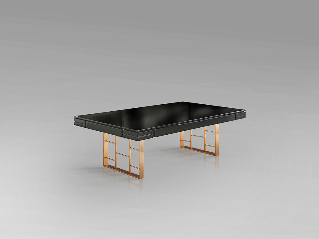 Mesa de Centro Vita 135 cm Antracita y Oro Rosa Schuller - vista principal | Schuller