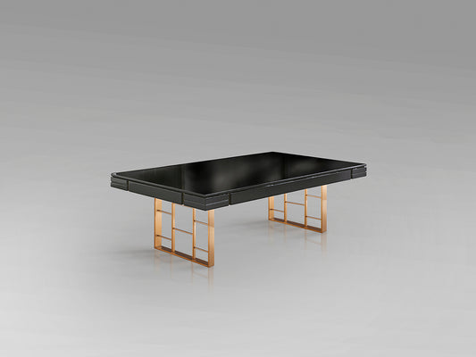 Mesa de Centro Vita 135 cm Antracita y Oro Rosa Schuller - vista principal | Schuller