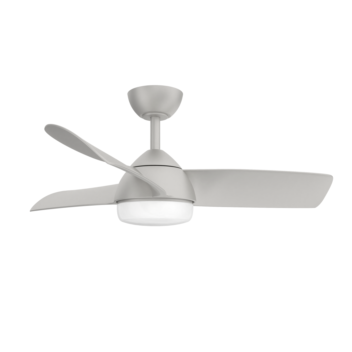 Moderno ventilador de techo con luz LED para dormitorio