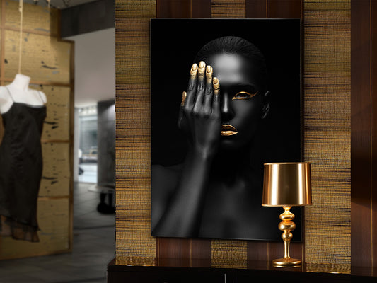 Fotografía Impresa Oronegro 80x120 cm Cristal Templado Schuller en ambiente decorado | Schuller