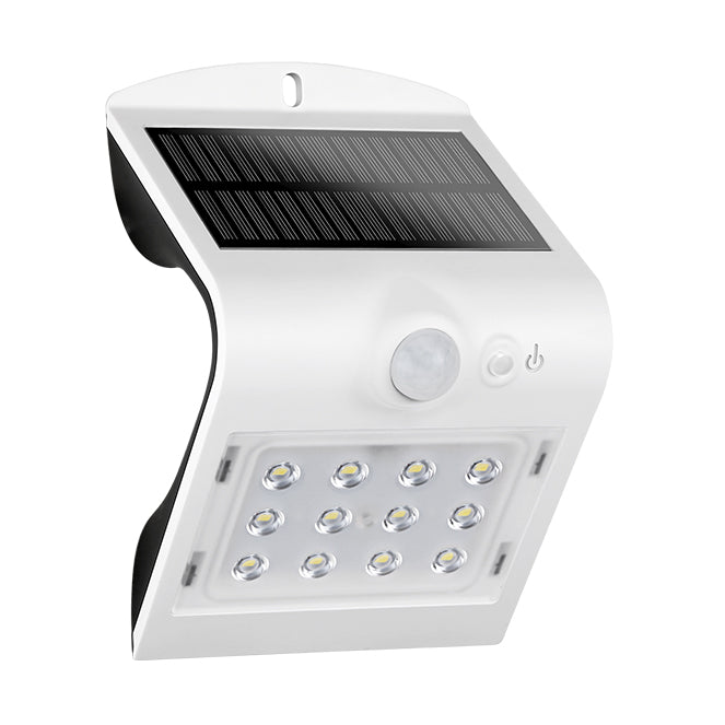 Aplique Solar Exterior SOLARIS 1,5W 220 lm Blanco Lumit - vista principal | Interlusa