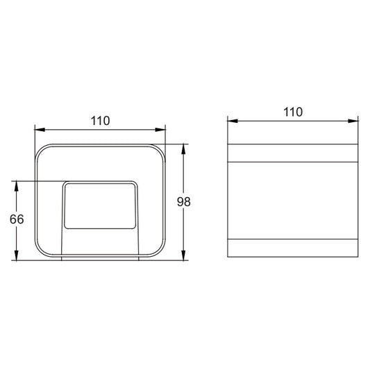 Aplique Exterior LED SOURE 8W Luz Arriba y Abajo Negro Lumit - imagen 2 | Interlusa