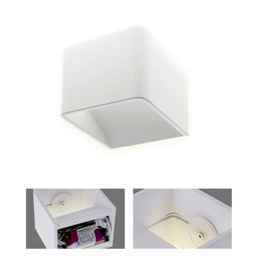 Aplique de Pared LED EDNA 6W Cuadrado Arena Interlusa - vista principal | Interlusa