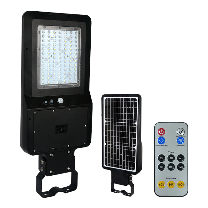 Aplique Solar Exterior DALTON 40W con Sensor IP65 Negro Lumit - imagen 3 | Interlusa