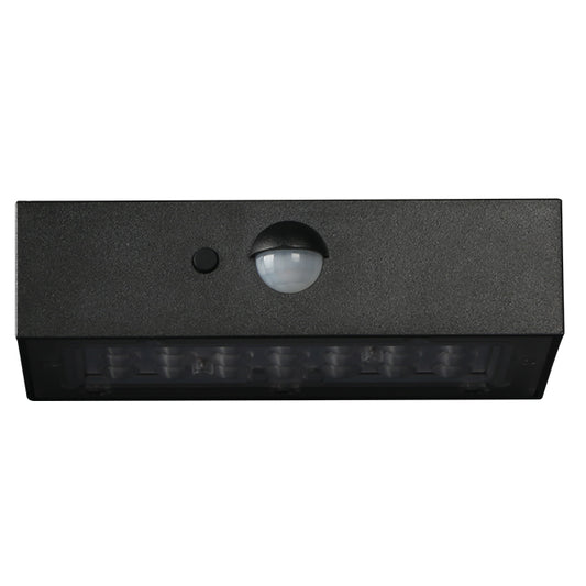 Aplique Solar Exterior Sandoval 3W LED con Sensor Negro Lumit - imagen 2 | Interlusa