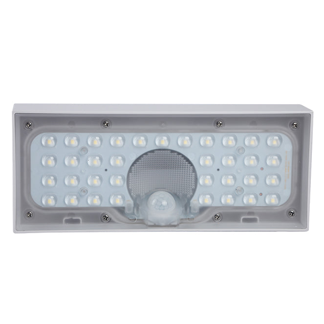 Aplique Solar Exterior Sandoval 6W LED con Sensor Blanco Lumit - imagen 2 | Interlusa