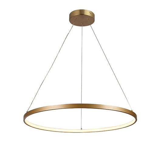 Lámpara Colgante LED SELMA 26W 60 cm Oro Interlusa - vista principal | Interlusa