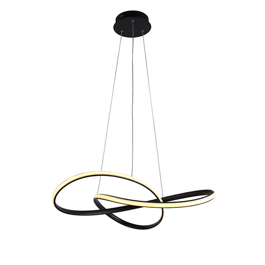 Lámpara Colgante LED Samira 40W 60 cm Negro 3CCT Interlusa - vista principal | Interlusa