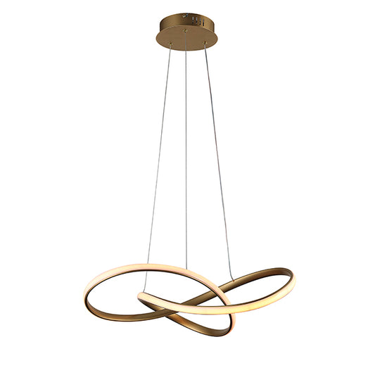 Lámpara Colgante LED Samira 40W 60 cm Oro Interlusa - vista principal | Interlusa