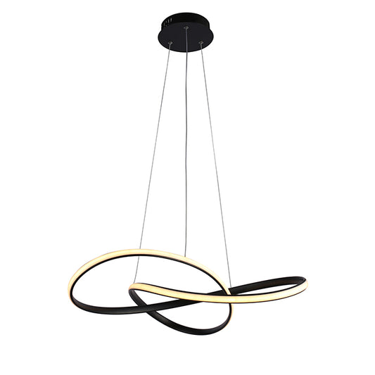 Lámpara Colgante LED Samira 64W 3CCT 80 cm Negro LUMIT Interlusa - vista principal | Interlusa
