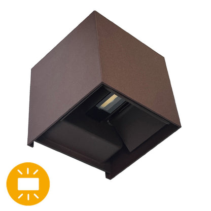 Aplique exterior SOR LUMIT óxido, luz bidireccional, referencia A21861063A