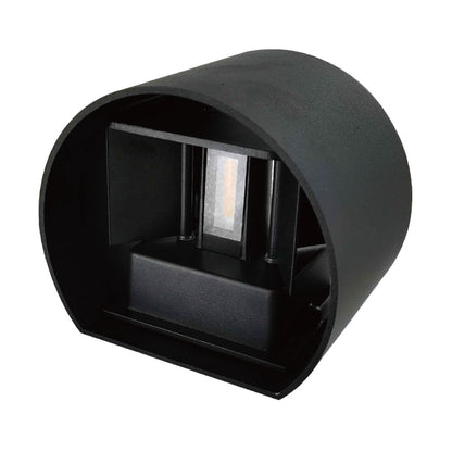 Aplique Exterior LED SALAS 6W 500lm IP65 Negro Lumit - imagen 2 | Interlusa