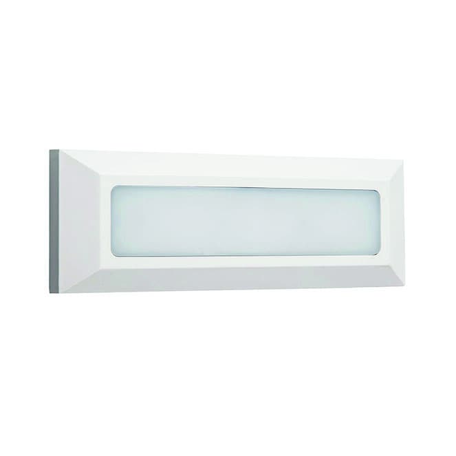 Aplique Exterior LED EIRIZ 4W IP65 Blanco Minimalista Lumit - vista principal | Interlusa · Ref. A23660401B