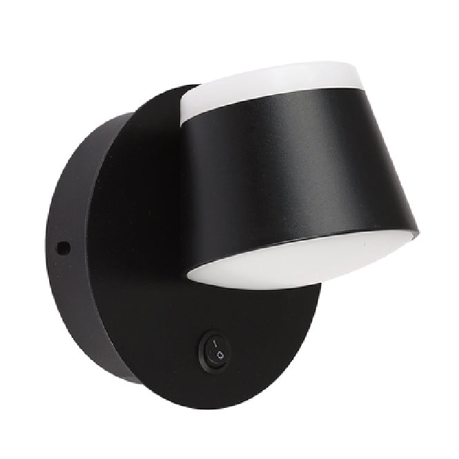 Aplique MYRIAM 10W LED 620lm 3000K L.12xAn.12,8xAl.12cm - Negro, 4000/4000 K | Interlusa · Ref. A24060209B
