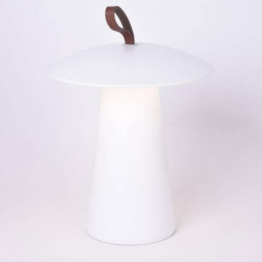 Lámpara de Sobremesa Portátil KABUTE 2W LED con Batería Blanco Lumit - imagen 2 | Interlusa