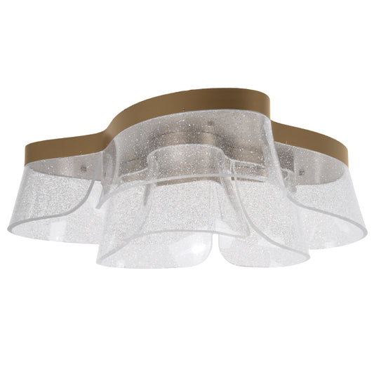 Plafón de Techo LED CAMILLE 60W CCT 70 cm Dorado Interlusa - imagen 2 | Interlusa