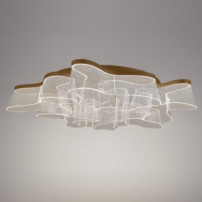 Plafón de Techo LED CAMILLE 100W 108,5 cm Dorado LUMIT Interlusa - imagen 3 | Interlusa