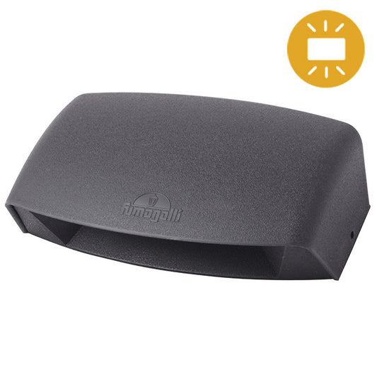 Aplique Exterior ABRAM 7,5W CCT Negro IP55 Fumagalli - vista principal | Interlusa