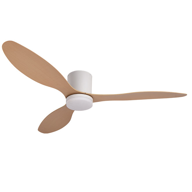 Ventilador de Techo con Luz MISTRAL 130 cm Blanco y Haya Belair - vista principal | Interlusa
