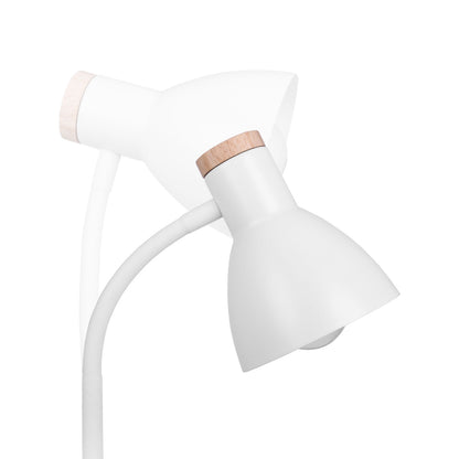 Flexo de Sobremesa ARGOS 42 cm Blanco y Madera Belair Interlusa - imagen 3 | Interlusa