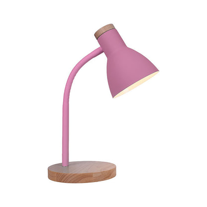 Flexo de Sobremesa Argos 42 cm Rosa y Madera Nórdico Belair - vista principal | Interlusa