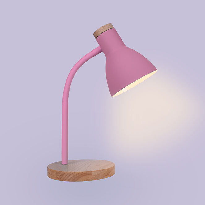 Flexo de Sobremesa Argos 42 cm Rosa y Madera Nórdico Belair - imagen 2 | Interlusa