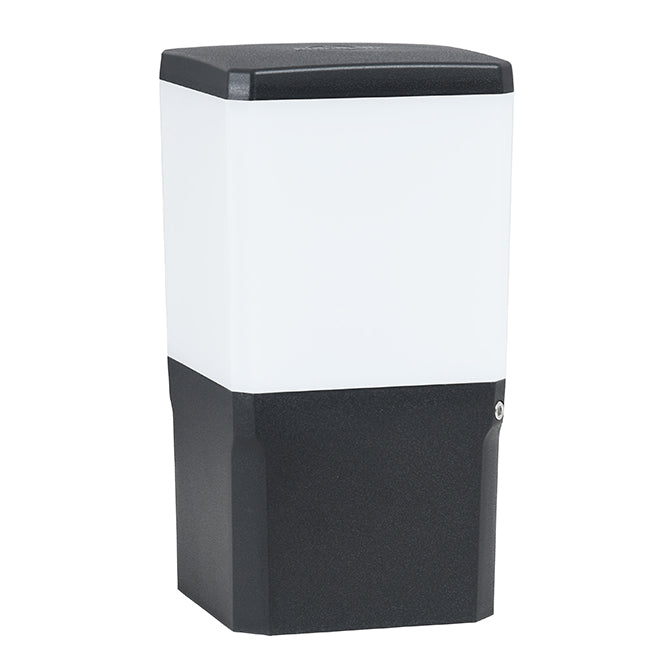 Farola de Sobremuro Exterior Virgilio 25 cm CCT Negra Fumagalli - vista principal | Interlusa