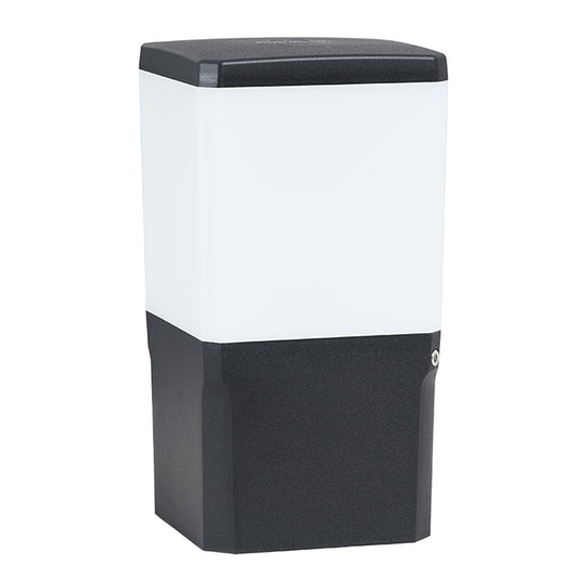 Farola de Sobremuro Exterior Virgilio 25 cm CCT Negra Fumagalli - vista principal | Interlusa