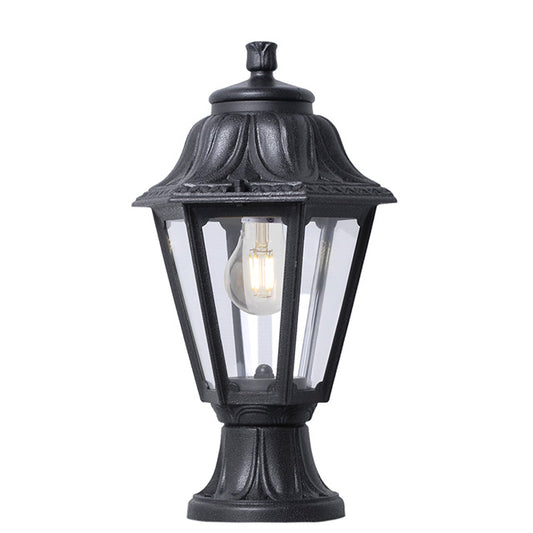 Farola de Exterior ANNA 38,5 cm IP55 Resina Negra Fumagalli - vista principal | Interlusa