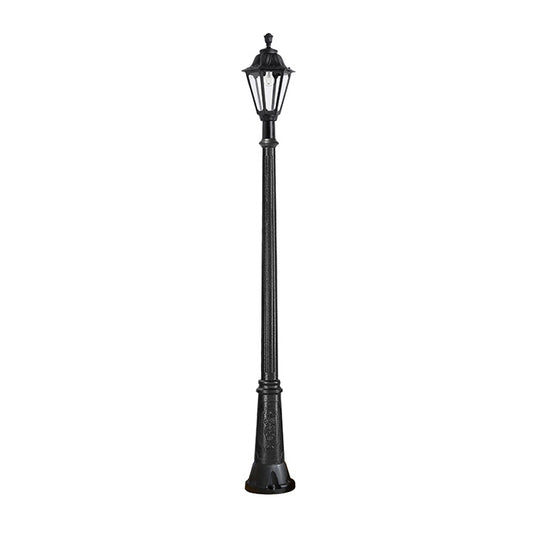 Farola de Exterior RUT 213 cm Negra con Bombilla CCT Fumagalli - vista principal | Interlusa