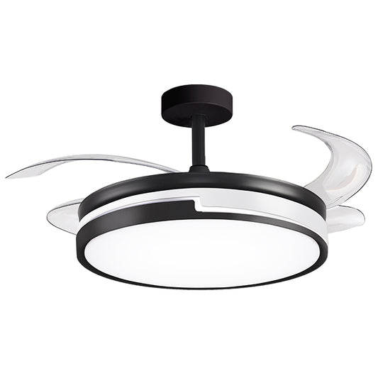 Ventilador de Techo con Luz Robin Eco Negro 107 cm Aspas Retráctiles Belair - vista principal | Interlusa