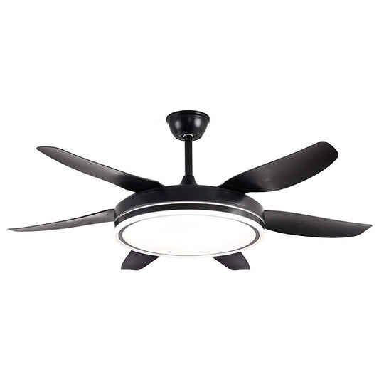 Ventilador de Techo con Luz ORION Negro 132 cm 6 Aspas LED Belair - vista principal | Interlusa