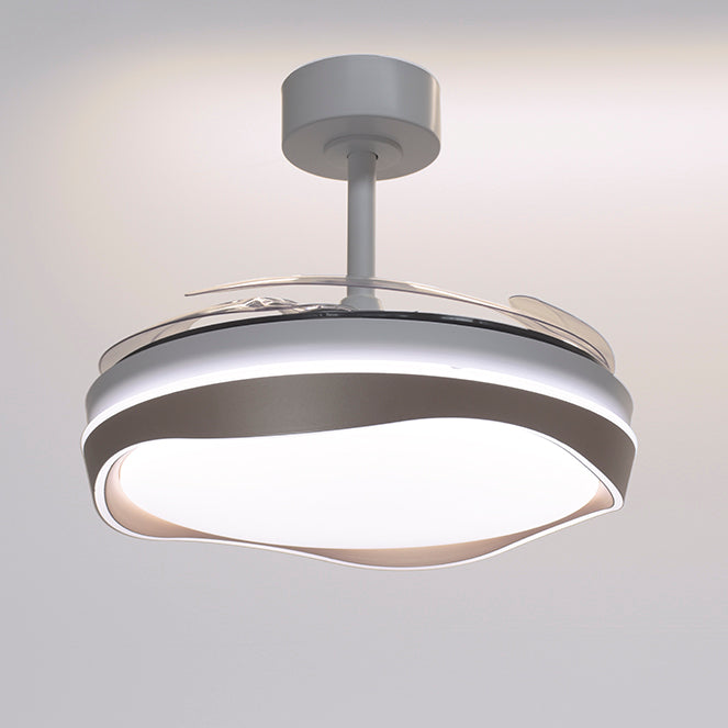 Ventilador de Techo con Luz ALMATI 108 cm Aspas Retráctiles Blanco y Oro Belair - imagen 3 | Interlusa · Ref. F-1045 GL