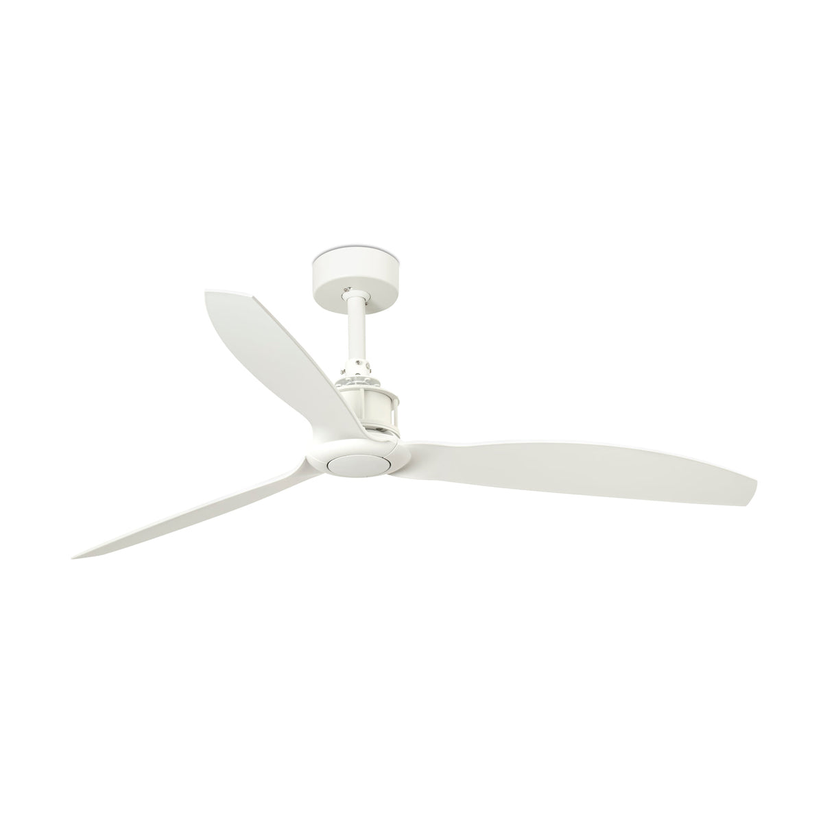 Ventilador de techo JUST FAN M blanco mate WIZ FARO 32101WW, motor DC sin luz, 6 velocidades y control remoto