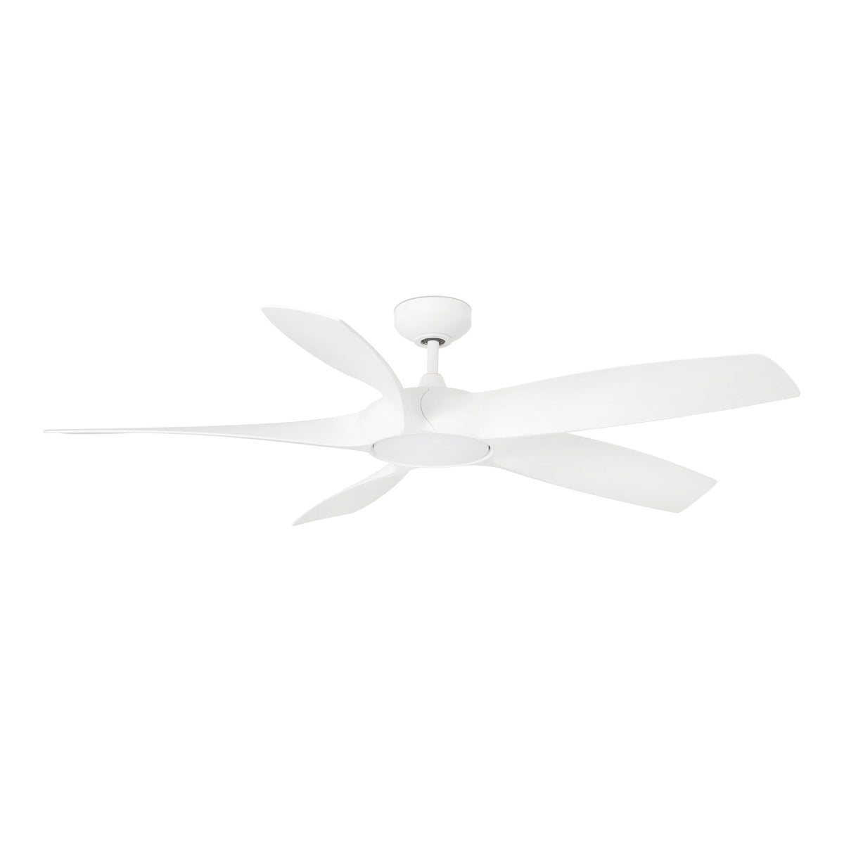 Ventilador de techo COCOS L LED blanco mate con luz LED, mando a distancia, motor DC WIZ y 6 velocidades de FARO modelo 33548WW para ventilación en el hogar