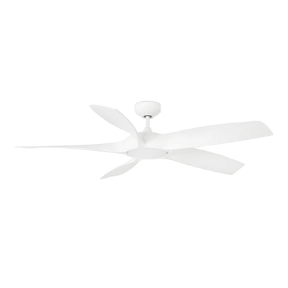 Ventilador de techo COCOS L LED blanco mate con luz LED, mando a distancia, motor DC WIZ y 6 velocidades de FARO modelo 33548WW para ventilación en el hogar