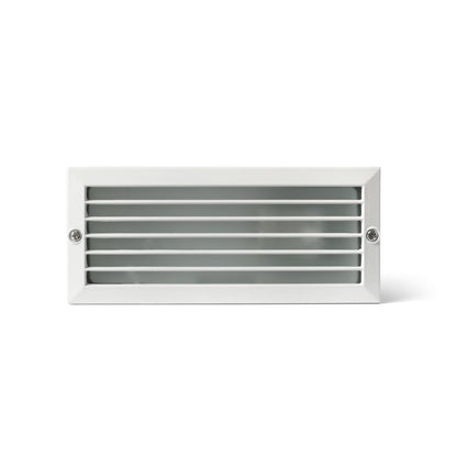 Luz empotrable ESCA blanco aluminio cristal exterior IP44, iluminación pared LED E27, FARO colección 206 modelo 71480